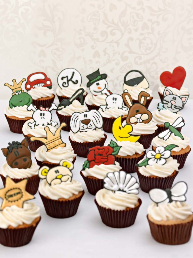 Cupcakes mit Symbol